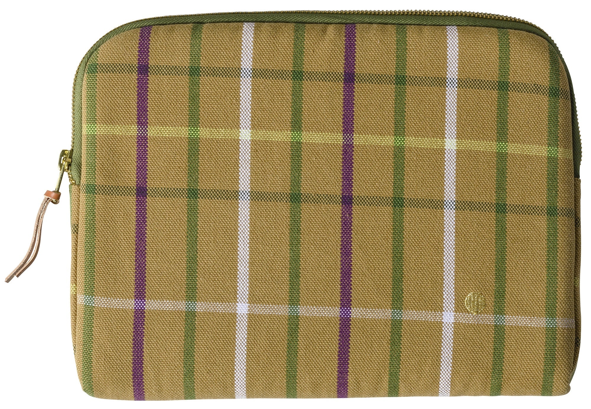 custodia ipad scotty marrone, colore marrone, taglia 19 x 26 x 3. dettaglio del prodotto da bagno