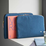 custodia per computer iona uragano, colore uragano, taglia 15-16"". realizzata in tessuto naturale, protegge il laptop con stile e sostenibilità