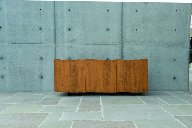 Credenza ISCHIA rovere nodato 198×50 cm H 81 cm (Grano)