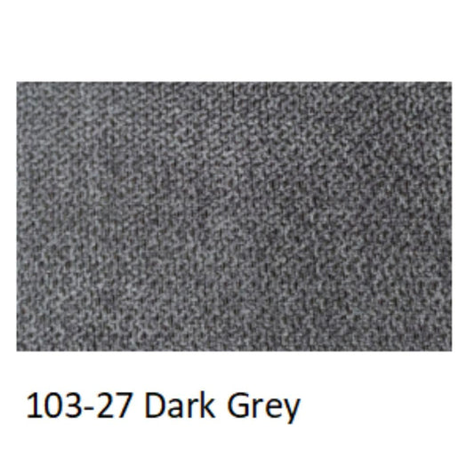 divano 3 posti nutmeg con pouff in tessuto mia 103-27 grigio scuro, dettaglio della struttura e finitura del divano