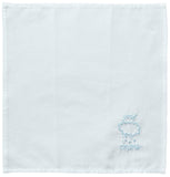 fazzoletto hankie crying blu, colore blu, taglia 25 x 25. dettaglio del prodotto da bagno