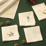 fazzoletto hankie amour nero, colore nero, taglia 25 x 25. dettaglio del prodotto da bagno