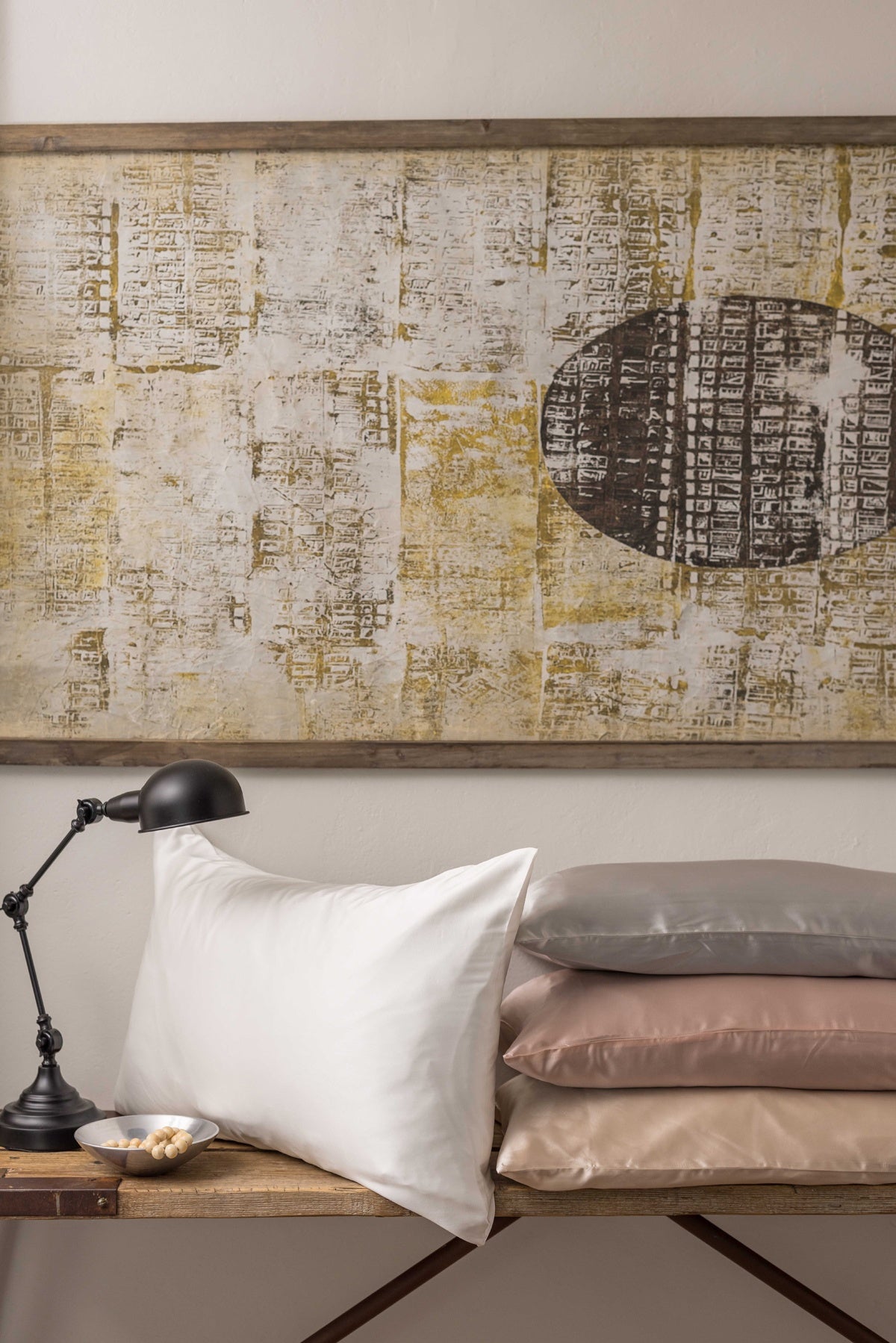 federa ashley latte, colore latte, taglia 50 x 75. perfetta per rivestire cuscini da letto o decorativi con stile e comfort
