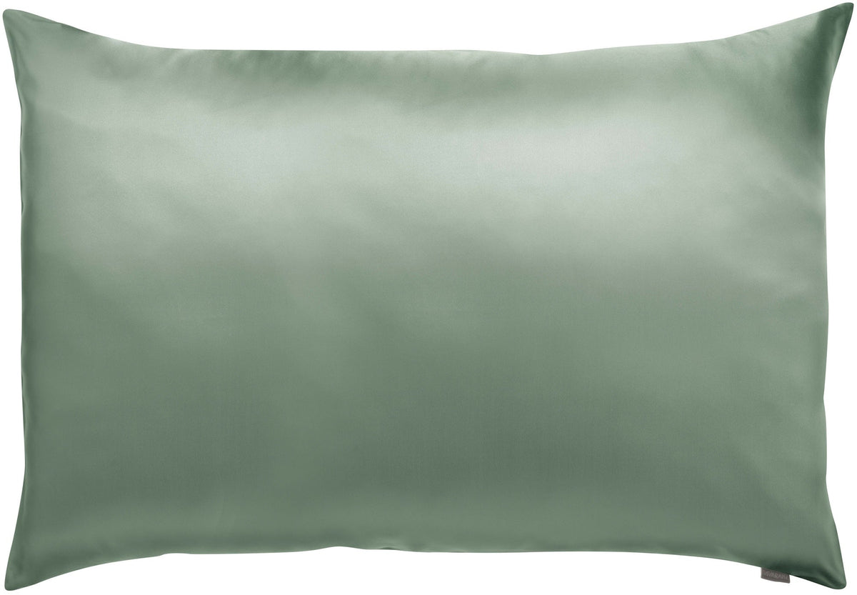 federa ashley verde grigio, colore verde grigio, taglia 50 x 75. federa per cuscino in tessuto naturale mostrata su fondo neutro