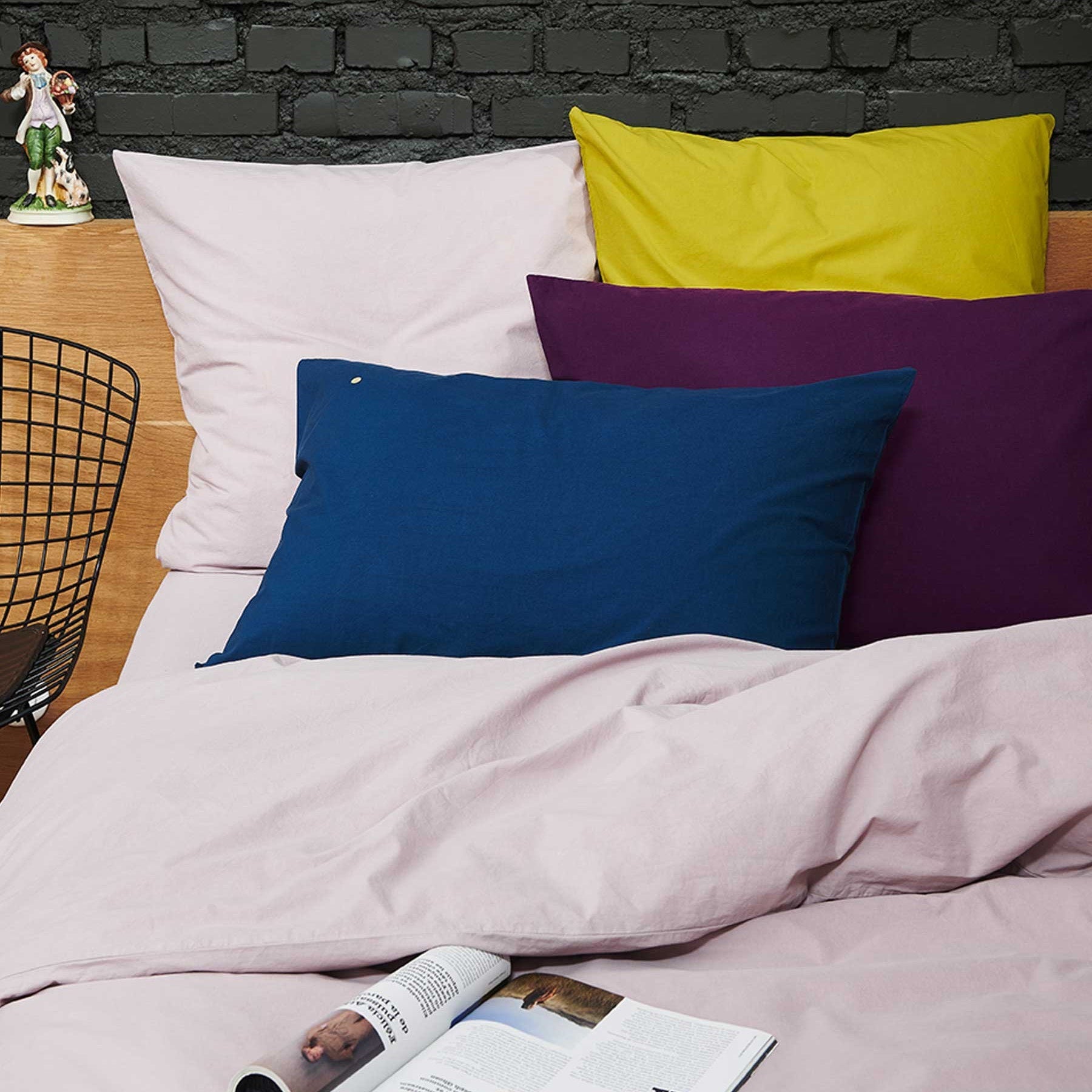 federa celeste uragano, colore uragano, taglia 50 x 70. tessuto resistente ai lavaggi e piacevole al tatto per un uso quotidiano