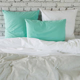 federa celeste diabolo, colore diabolo, taglia 50 x 70. ispirazione per l’arredamento