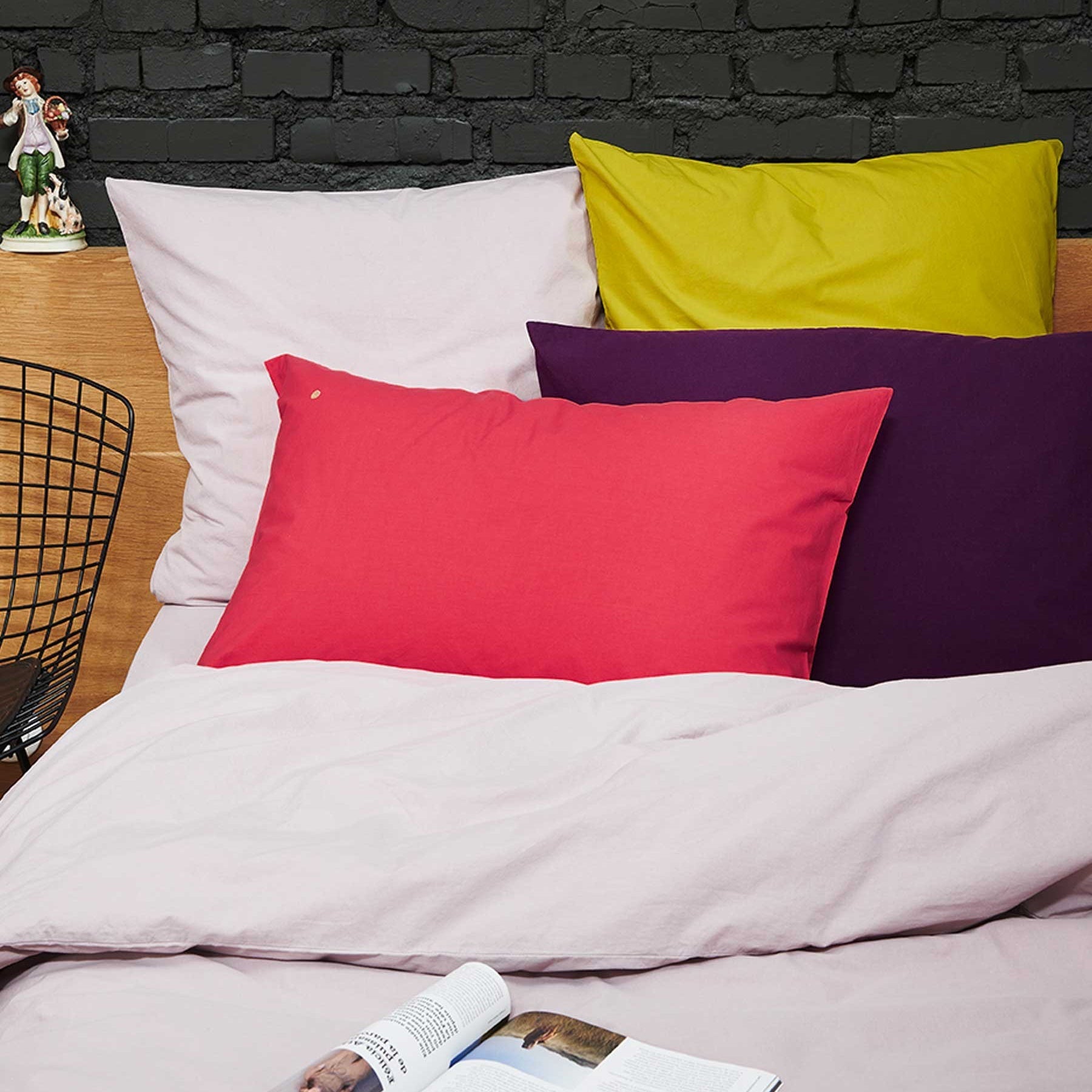 federa celeste assenzio, colore assenzio, taglia 65 x 65. perfetta per rivestire cuscini da letto o decorativi con stile e comfort