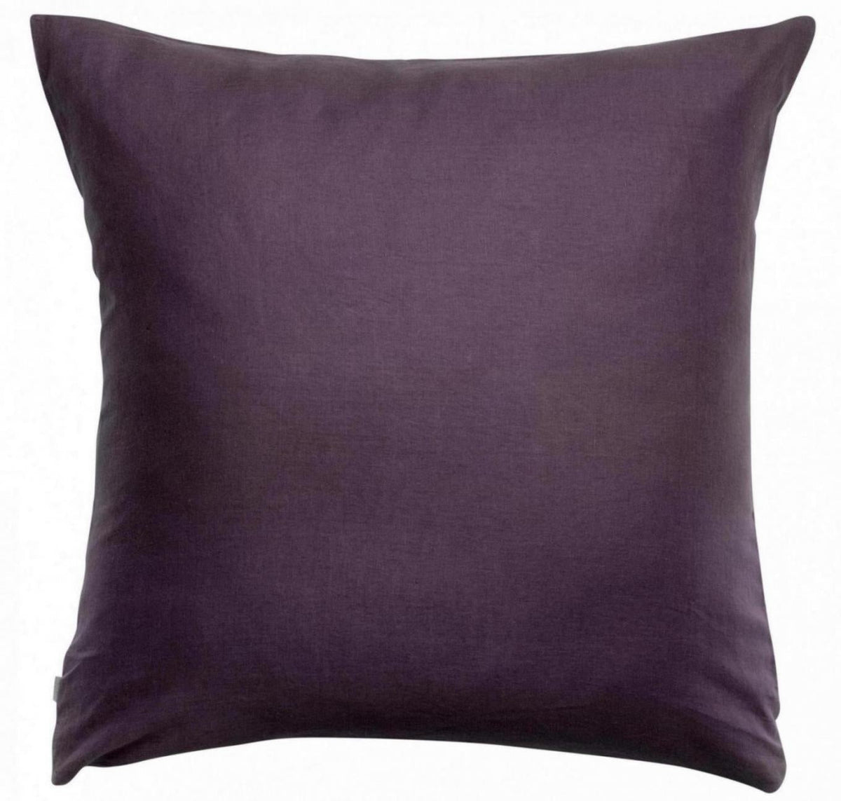 federa zeff uva, colore uva, taglia 65 x 65. federa per cuscino in tessuto naturale mostrata su fondo neutro