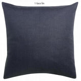 federa linco marina militare, colore marina militare, taglia 65 x 65. federa per cuscino in tessuto naturale mostrata su fondo neutro