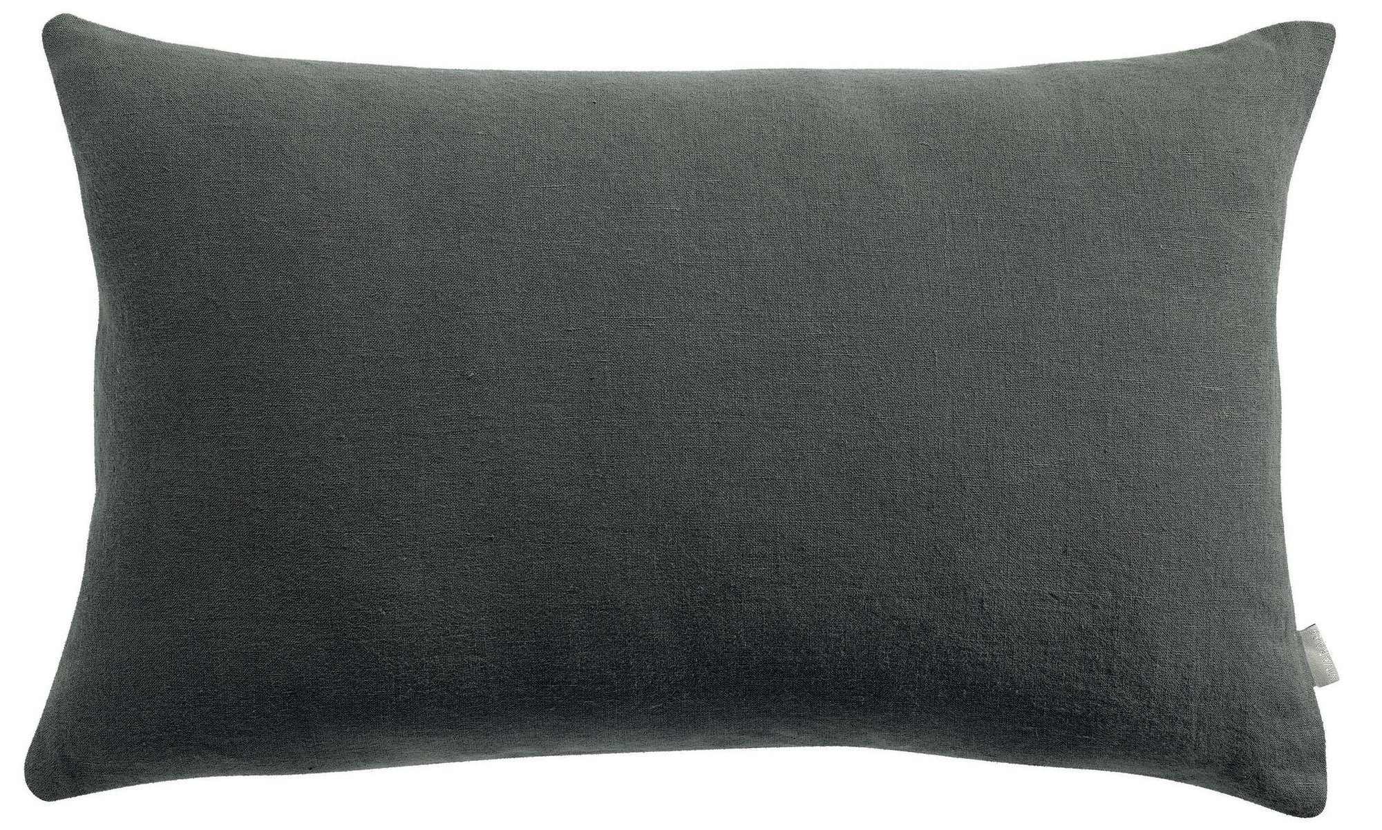 federa zeff tonnerre, colore tonnerre, taglia 50 x 75. dettaglio tecnico della chiusura del cuscino