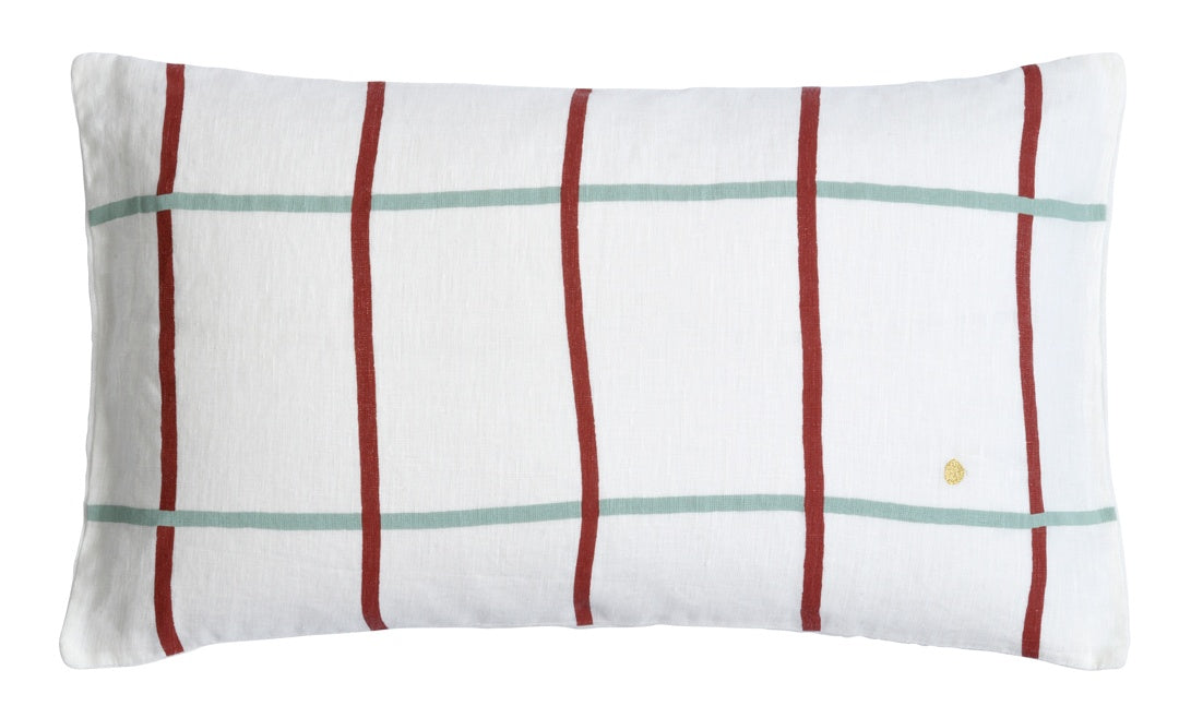 fodera per cuscino carl caramello, colore caramello, taglia 50 x 30. federa per cuscino in tessuto naturale mostrata su fondo neutro