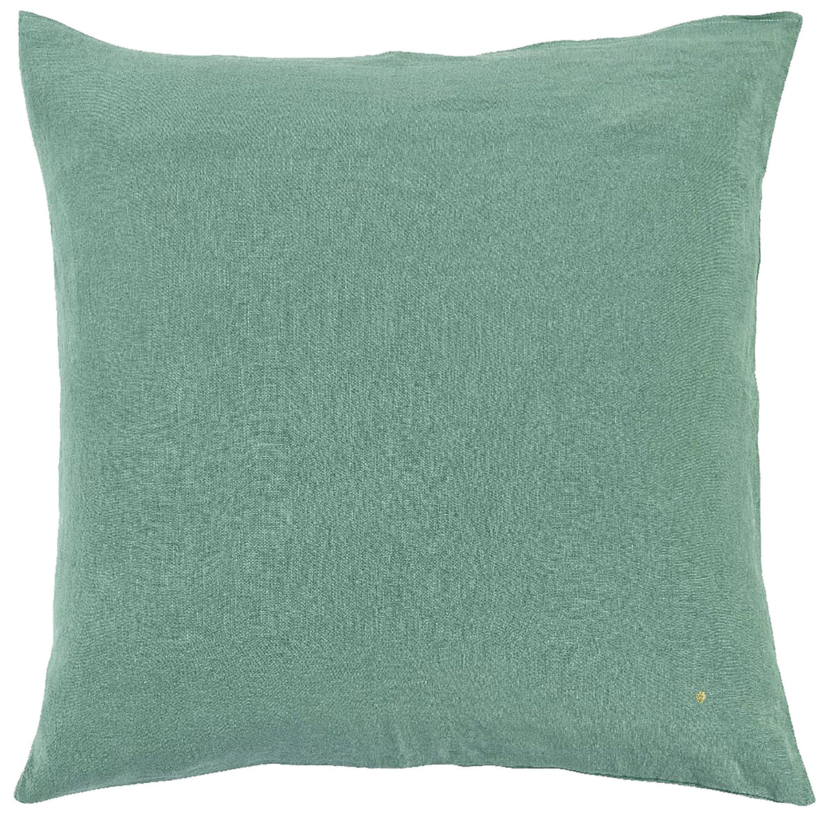 federa per cuscino mona celadon, colore celadon, taglia 80 x 80. federa per cuscino in tessuto naturale mostrata su fondo neutro