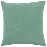 federa per cuscino mona celadon, colore celadon, taglia 80 x 80. federa per cuscino in tessuto naturale mostrata su fondo neutro