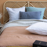 federa kala salvia, colore salvia, taglia 65 x 65. perfetta per rivestire cuscini da letto o decorativi con stile e comfort