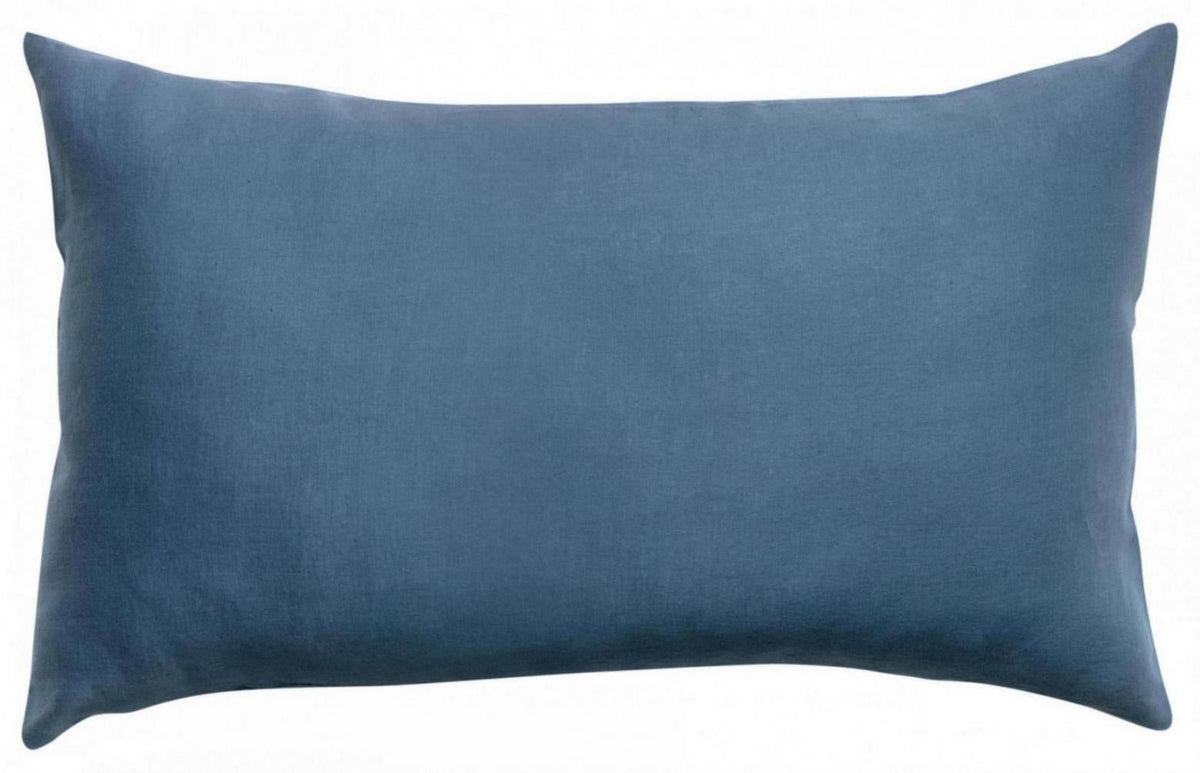 federa zeff tempesta, colore tempesta, taglia 50 x 75. federa per cuscino in tessuto naturale mostrata su fondo neutro