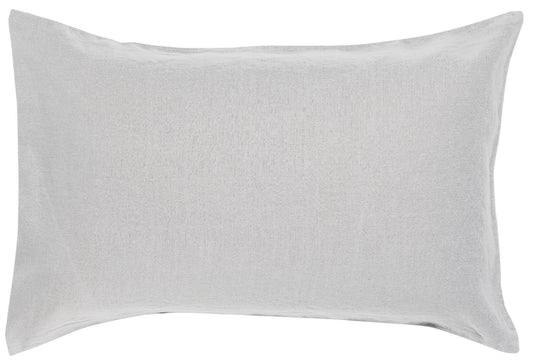 federa zeff perla, colore perla, taglia 50 x 75. federa per cuscino in tessuto naturale mostrata su fondo neutro 2000