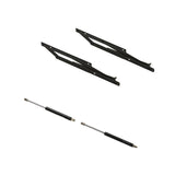 meccanismo milano per letto contenitore una piazza e mezza, vista d’insieme di ferramenta e componenti tecnici