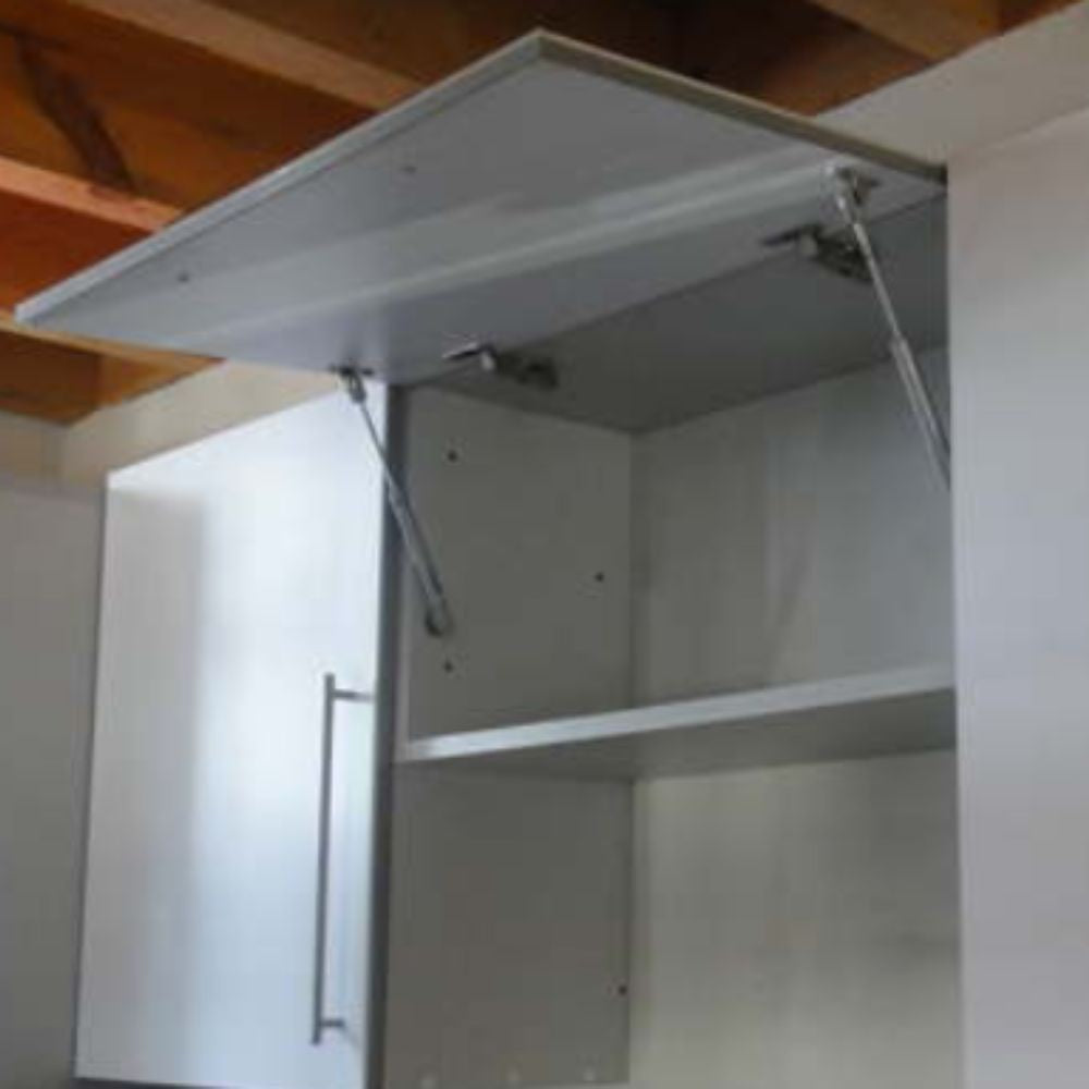 braccetto a gas 80n, set di componenti mostrato su sfondo neutro