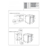 forno elettrico multifunzione samet calliope da incasso 8 funzioni 3 manopole inox classe a, ideale per cucine moderne o su misura