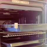 samet forno multifunzione 85 lt erik85 nero, dettaglio della manopola e del pannello comandi