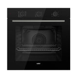 samet forno multifunzione nero friggitrice ad aria pales classe a, forno da incasso dal design moderno e compatto