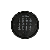 friggitrice ad aria luxell af04 girasole 5,5 litri 1500 watt, design compatto e capiente per tutta la famiglia