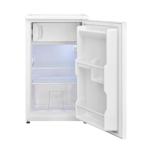 frigorifero sottotavolo atlantic atftmw1101e 82 lt colore bianco classe e, dettaglio del vano frigo e congelatore