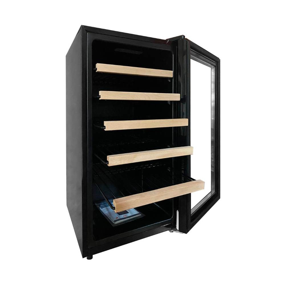 samet cantina95 defrost nera 91 litri reversibile, posizionabile ovunque in cucina o lavanderia