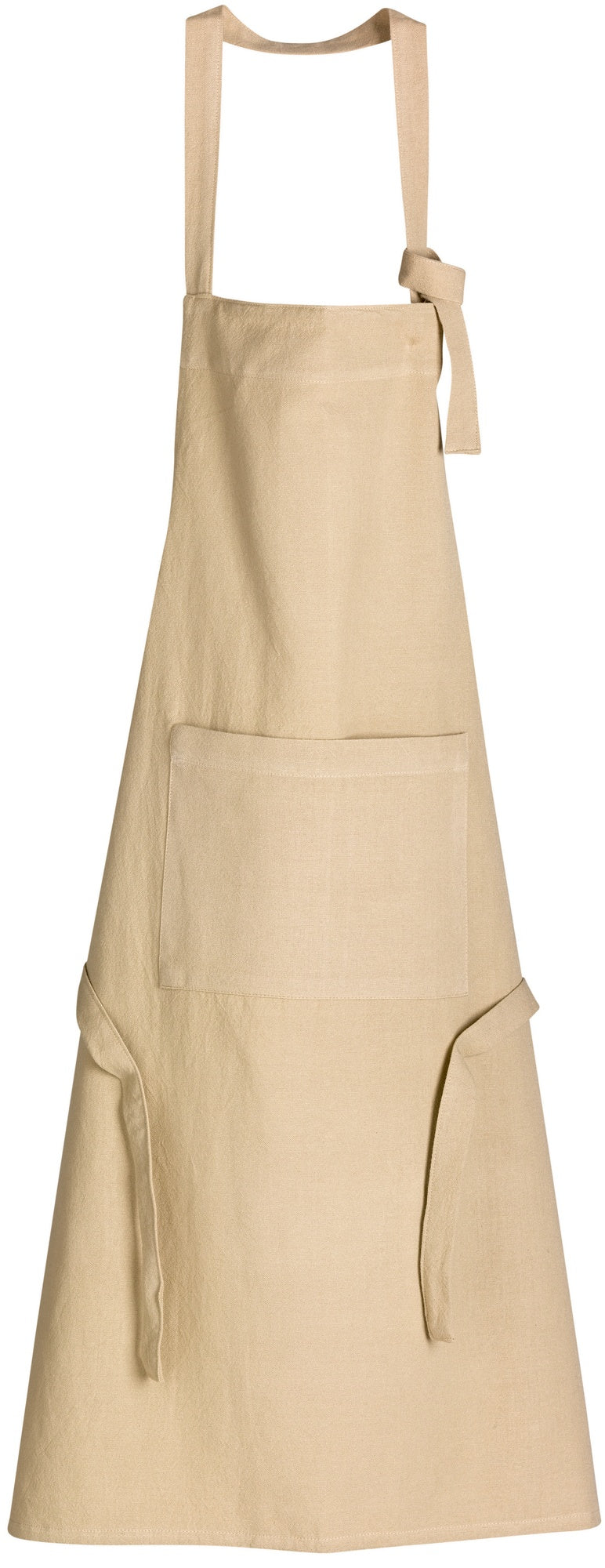 grembiule da cucina ada cammello, colore cammello, taglia 72 x 85. grembiule  su sfondo neutro per una visione chiara del prodotto