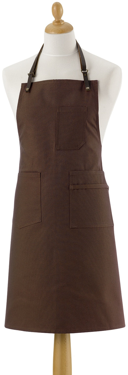 grembiule da cucina leo caffè, colore caffè, taglia 70 x 90. grembiule  su sfondo neutro per una visione chiara del prodotto