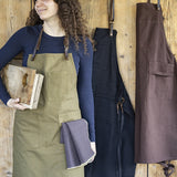 grembiule da cucina leo caffè, colore caffè, taglia 70 x 90. ideale per cucinare con stile e protezione