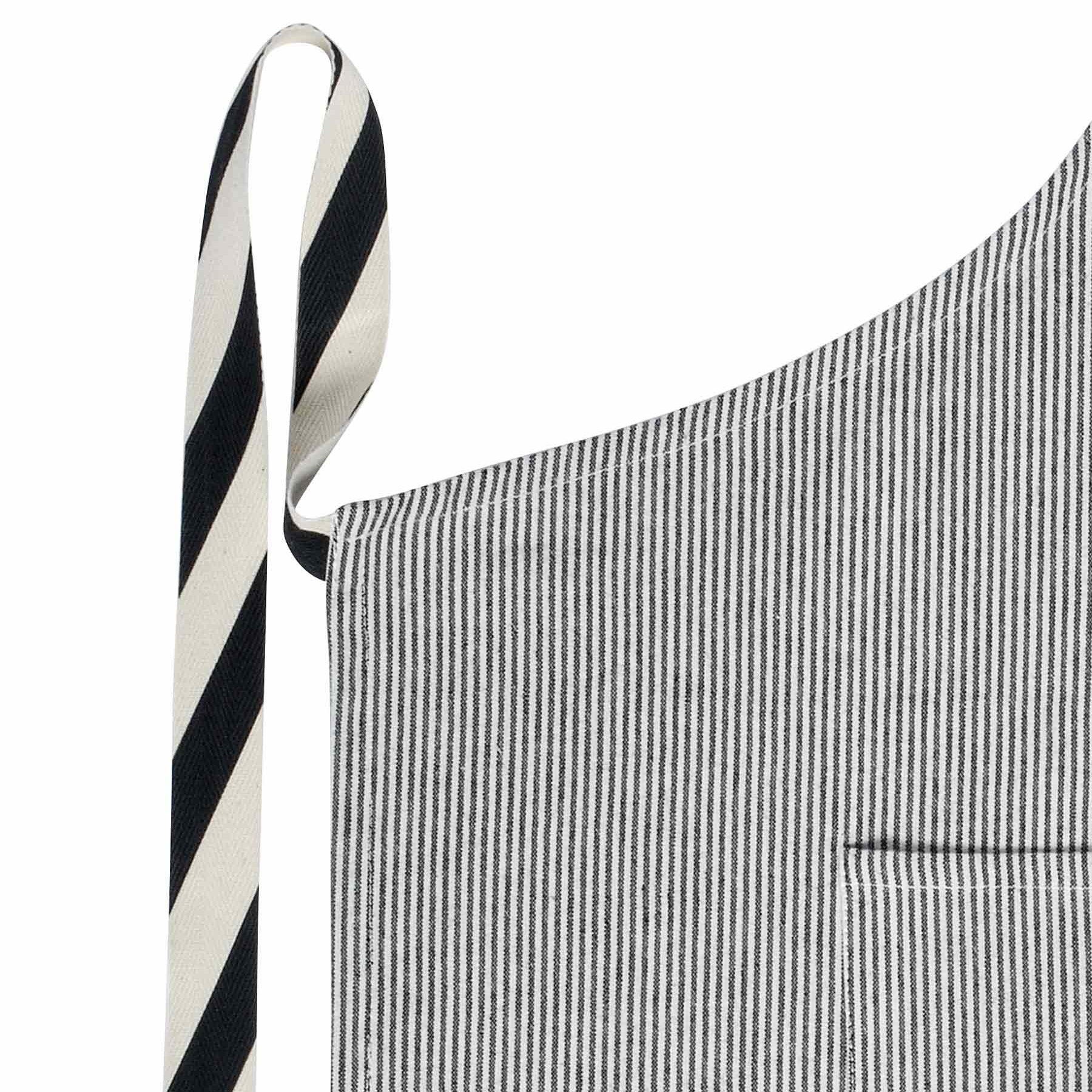 grembiule da cucina finette caviar, colore finette caviar, taglia 90 x 75. dettaglio tessile indispensabile in ogni cucina