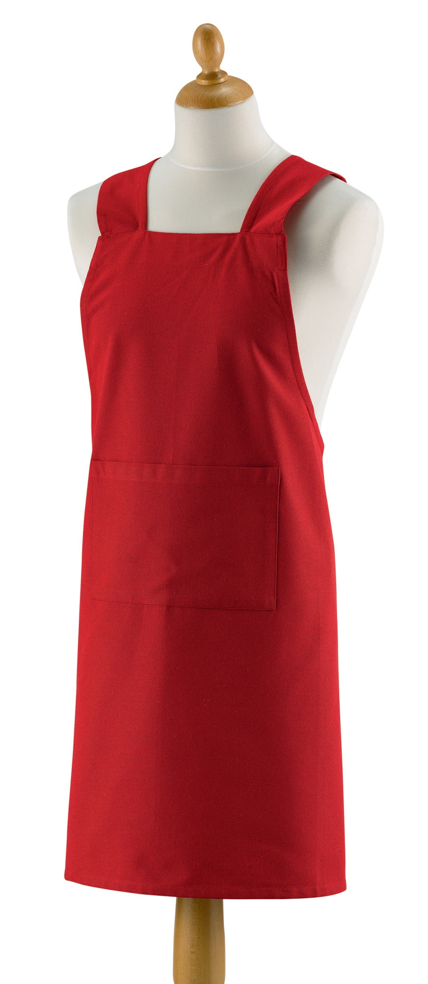 grembiule da cucina gen rosso, colore rosso, taglia 120 x 85. grembiule  su sfondo neutro per una visione chiara del prodotto