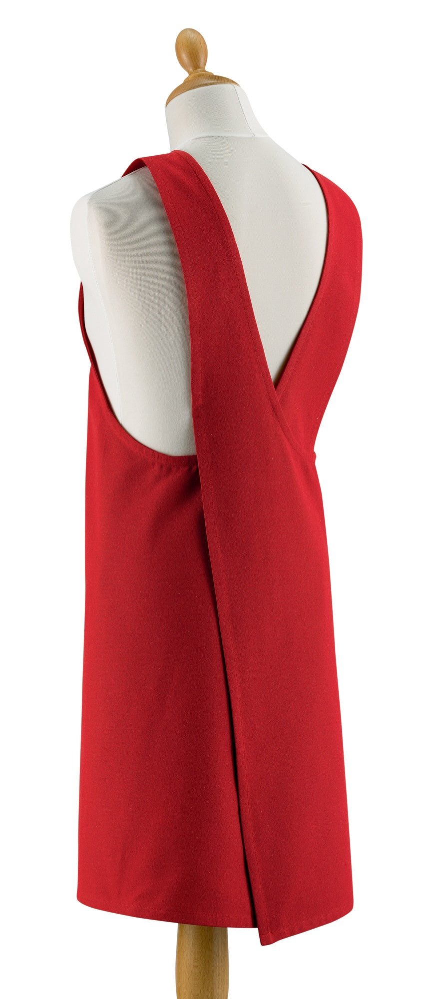 grembiule da cucina gen rosso, colore rosso, taglia 120 x 85. realizzato in 80% cotone riciclato 20% poliestere, resistente e comodo per l’uso quotidiano in cucina