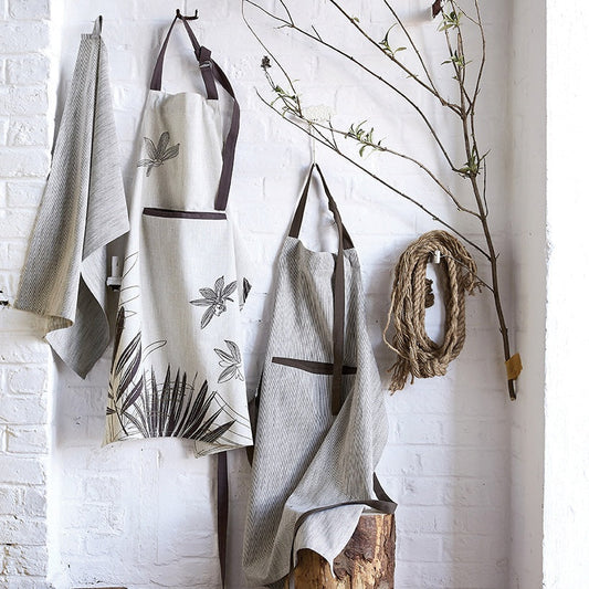 grembiule da cucina moana naturale, colore naturale, taglia 72 x 85. realizzato in 100% cotone biologico, resistente e comodo per l’uso quotidiano in cucina