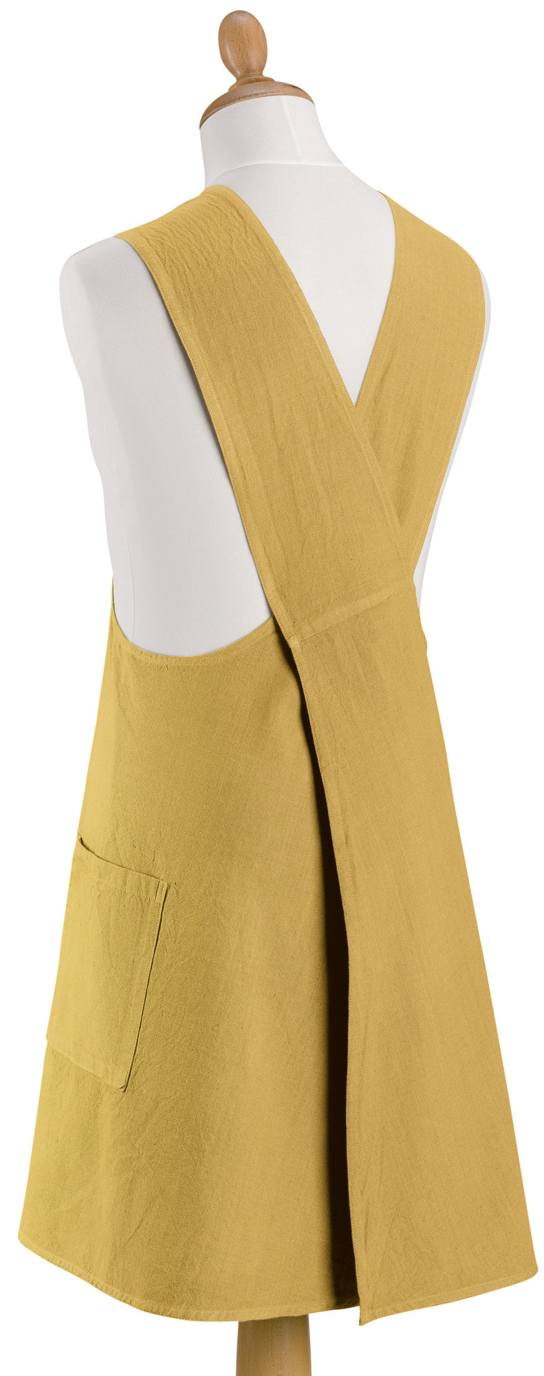 grembiule da cucina giapponese riciclato haru badiane, colore badiane, taglia 78 x 100. realizzato in 100% cotone riciclato, resistente e comodo per l’uso quotidiano in cucina