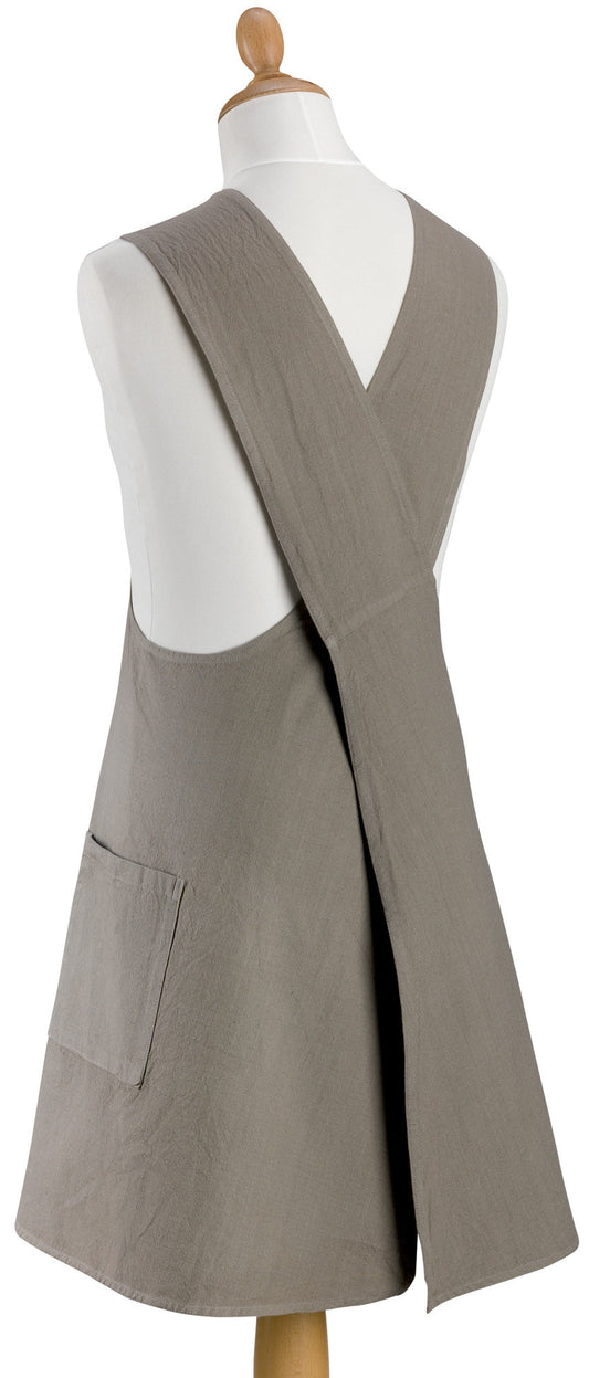 grembiule da cucina giapponese riciclato haru ombra, colore ombra, taglia 78 x 100. realizzato in 100% cotone riciclato, resistente e comodo per l’uso quotidiano in cucina