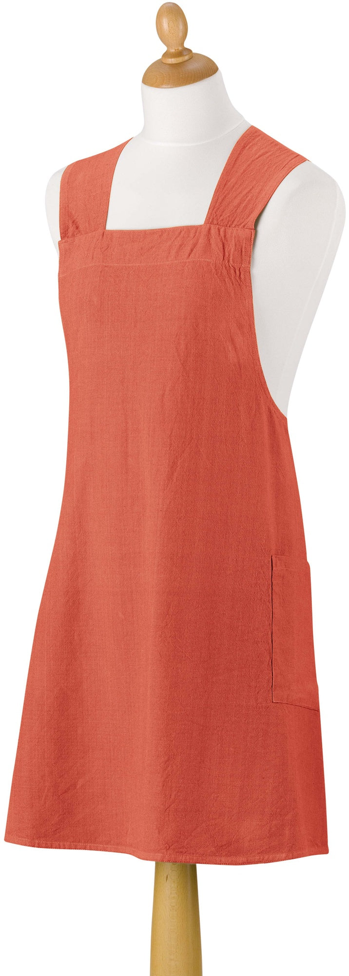 grembiule da cucina giapponese riciclato haru tomette, colore tomette, taglia 78 x 100. grembiule  su sfondo neutro per una visione chiara del prodotto