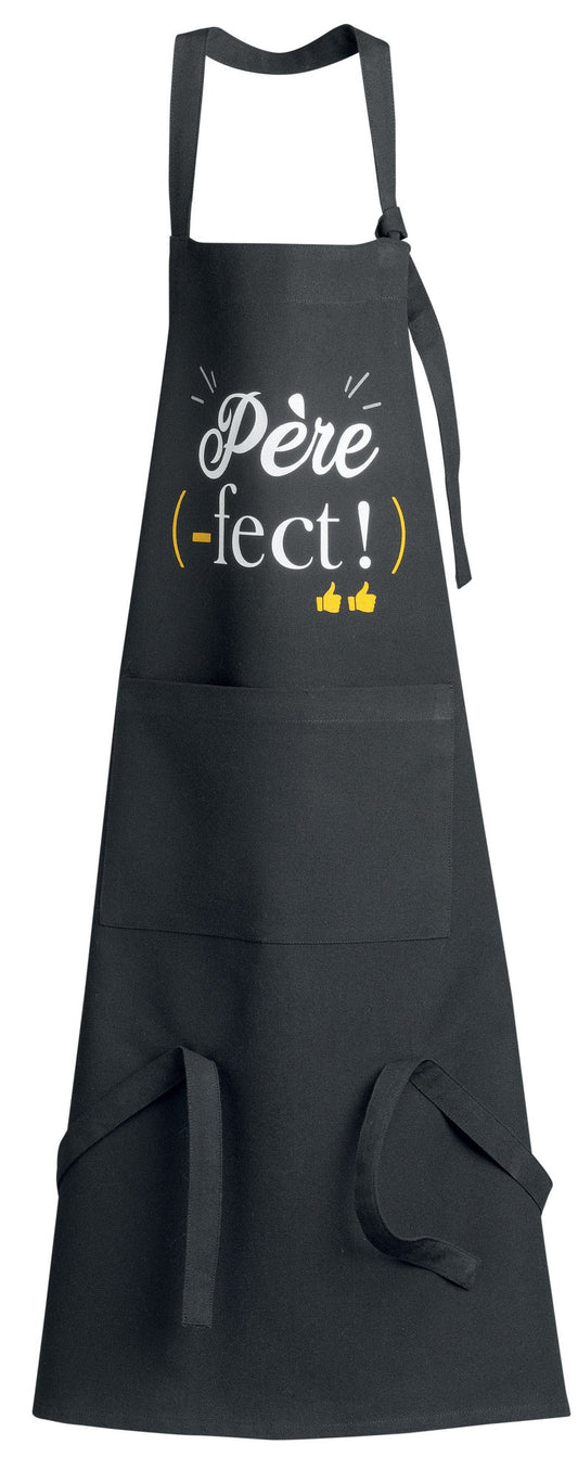 grembiule da cucina riciclato pere-fect nero, colore nero, taglia 72 x 90. grembiule  su sfondo neutro per una visione chiara del prodotto 780