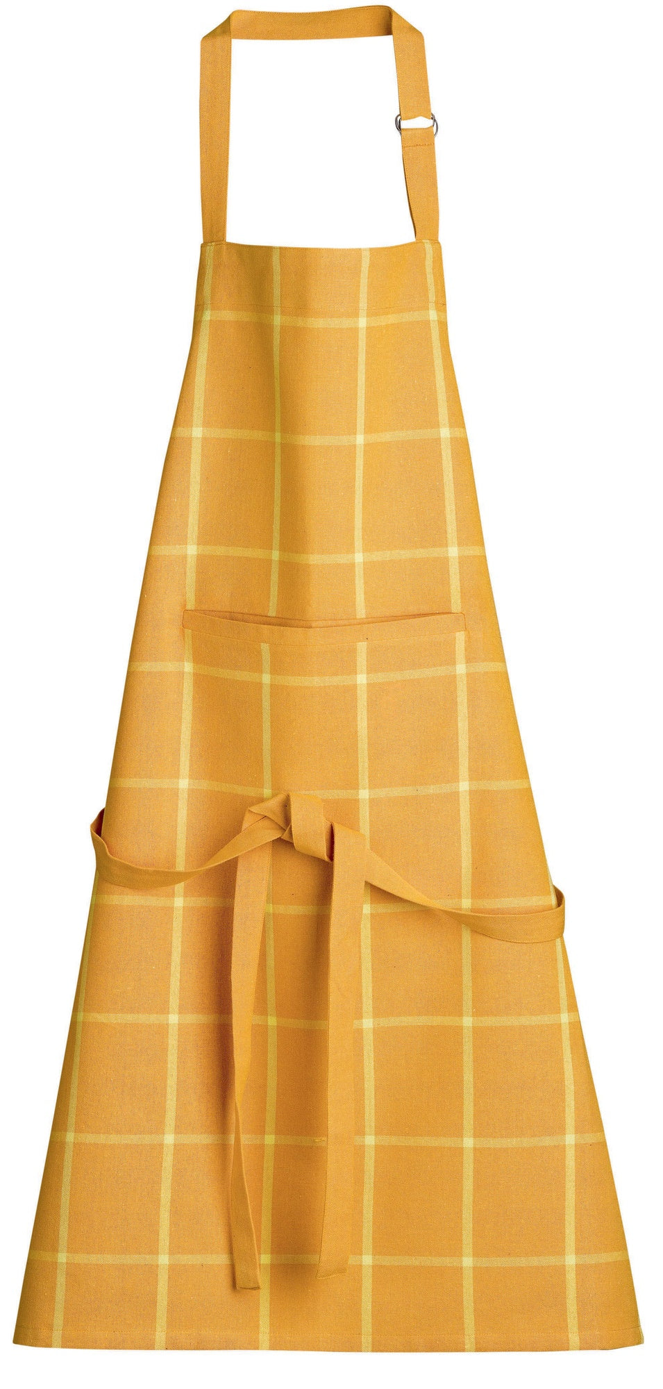 grembiule da cucina riciclato doha girasole, colore girasole, taglia 80 x 85. grembiule  su sfondo neutro per una visione chiara del prodotto
