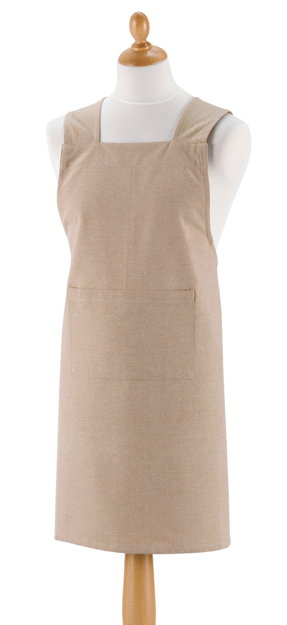 grembiule da cucina riciclato gen naturale, colore naturale, taglia 120 x 85. grembiule  su sfondo neutro per una visione chiara del prodotto
