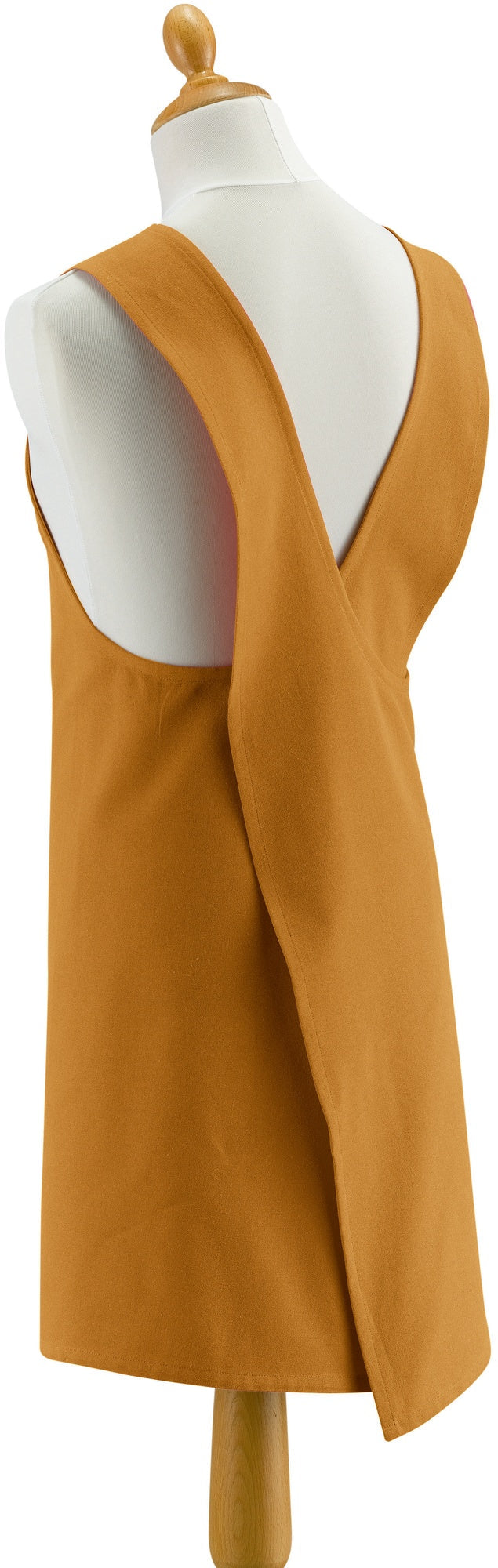 grembiule da cucina riciclato gen ambra, colore ambra, taglia 120 x 85. realizzato in 80% cotone riciclato 20% poliestere, resistente e comodo per l’uso quotidiano in cucina