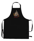 grembiule da cucina riciclato con tasca montmartre nero, colore nero, taglia 85 x 72. realizzato in 80% cotone riciclato 20% poliestere, resistente e comodo per l’uso quotidiano in cucina