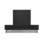 cappa integrata sottopensile samet kripto60 luce led 3 livelli velocità nero classe d, gruppo tecnico per mobili visto frontalmente