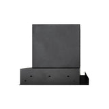 cappa integrata sottopensile samet kripto60 luce led 3 livelli velocità nero classe d, vista laterale di gruppo strutturale o di fissaggio