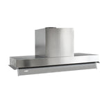 cappa integrata sottopensile samet kripto90 luce led 3 livelli velocità inox classe d, gruppo tecnico per mobili visto frontalmente