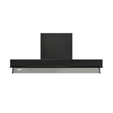 cappa integrata sottopensile samet kripto90 luce led 3 livelli velocità colore nero classe d, gruppo tecnico per mobili visto frontalmente