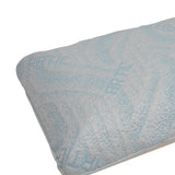 guanciale memory maglina artic h.13, particolare della finitura, tessuto o struttura