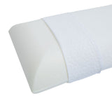 guanciale lux memory in maglina premium h.15, dettaglio del tessuto traspirante e dell’imbottitura interna