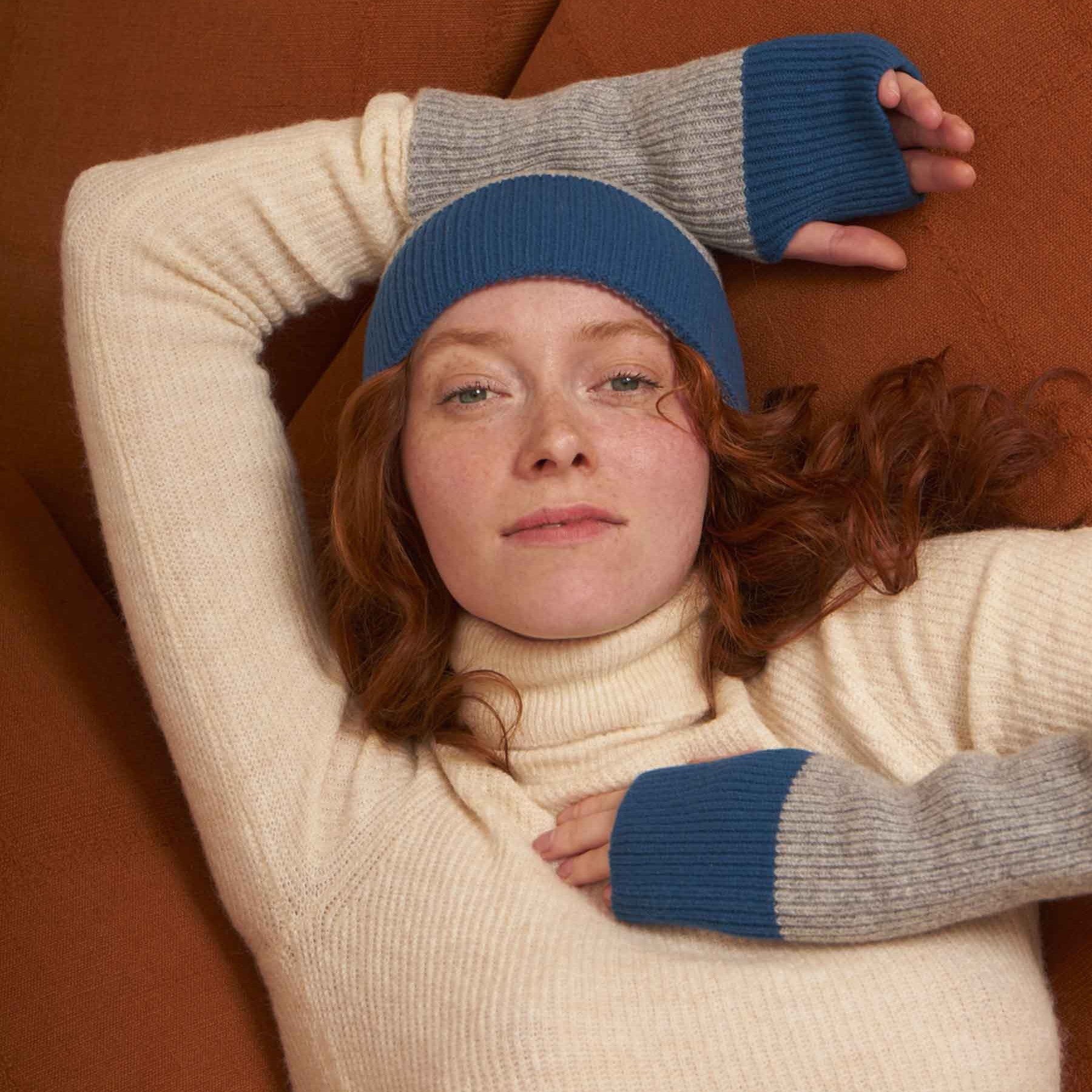 mitaines mary silver, colore silver, taglia 26 x 9. realizzati in 100% lana d'agnello, ideali per comfort e responsabilità ambientale